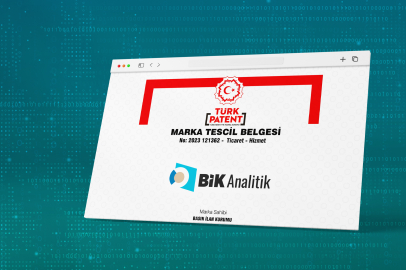 BİK ANALİTİK YAZILIMI TESCİLLENDİ