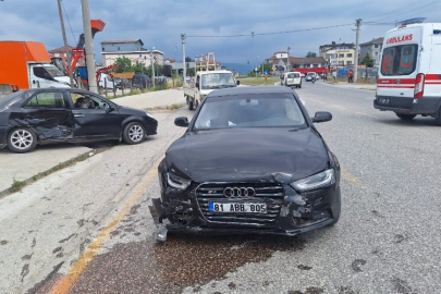 Düzce'de trafik kazası: 3 yaralı!