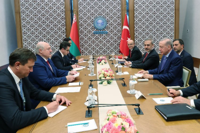 Cumhurbaşkanı Erdoğan, Lukaşenko ile buluştu
