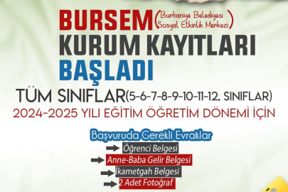 BURSEM İÇİN KAYITLAR BAŞLADI