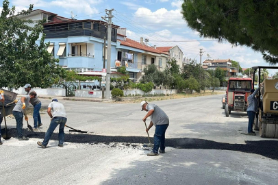 BURHANİYE’DE YOLLAR GÜVENLİ HALE GETİRİLDİ