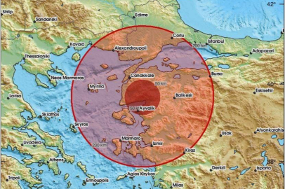 ÇANAKKALE'NİN EZİNE İLÇESİNDE 4.9 ŞİDDETİNDE DEPREM