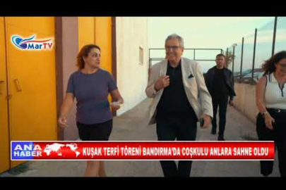 KUŞAK TERFİ TÖRENİ BANDIRMA'DA COŞKULU ANLARA SAHNE OLDU