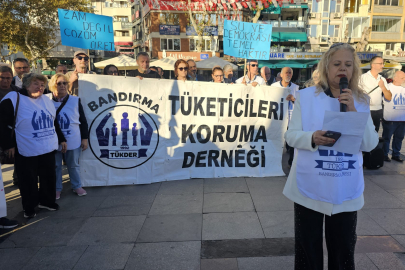 BANDIRMA'DA SU ZAMLARINA TEPKİ