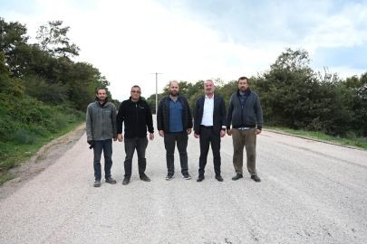 Şahmelek ve Doğla'da yol çalışmaları tamamlandı