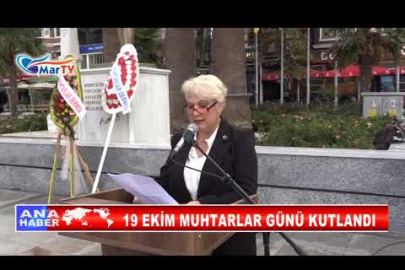 19 EKİM MUHTARLAR GÜNÜ KUTLANDI