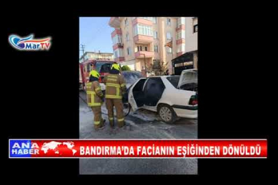 BANDIRMA’DA FACİANIN EŞİĞİNDEN DÖNÜLDÜ