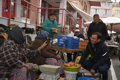 BAŞKAN SAK SINDIRGI’NIN PAZAR ESNAFIYLA BULUŞTU