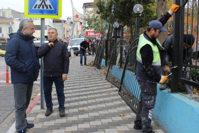 BAŞKAN SEMİZEL, SUSURLUK’TAKİ YOL VE PEYZAJ ÇALIŞMALARINI İNCELEDİ