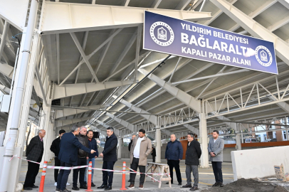 Bursa Yıldırım'da Bağlaraltı kapalı pazar alanı açılıyor