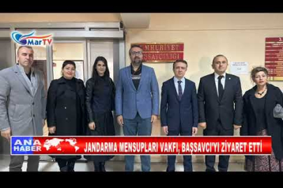 JANDARMA MENSUPLARI VAKFI, BAŞSAVCI'YI ZİYARET ETTİ