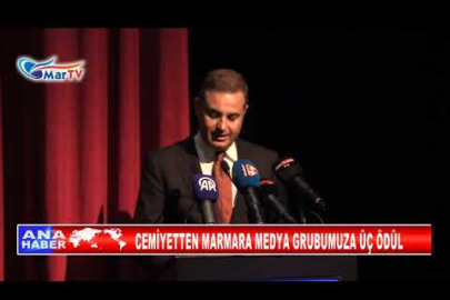 CEMİYETTEN MARMARA MEDYA GRUBUMUZA ÜÇ ÖDÜL