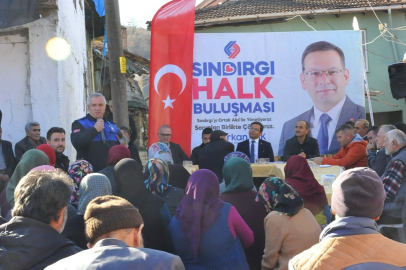 BAŞKAN SAK, SINDIRGI KÜÇÜKDAĞDERE’DE HALKLA BULUŞTU